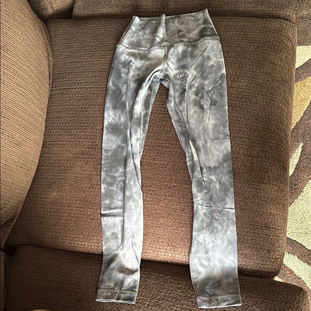 Lululemon Diamond Dye Pitch Grey Graphite Grey align leggings